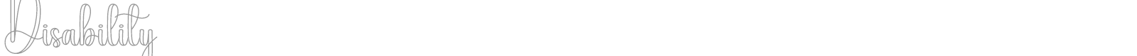 Disability font preview