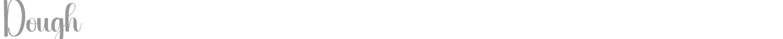 Dough font preview