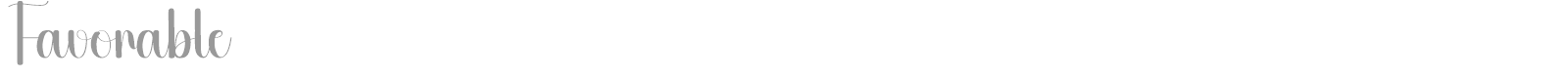 Favorable font preview