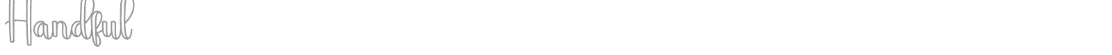 Handful font preview