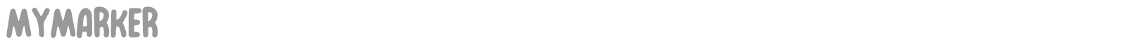 My Marker font preview