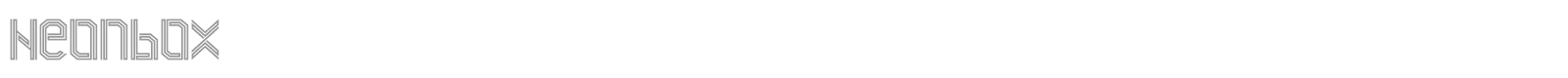 Neonbox font preview