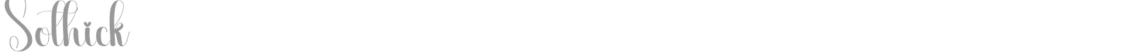Sothick font preview