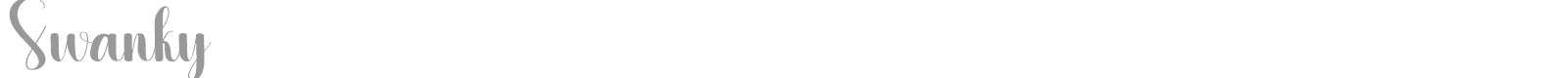 Swanky font preview