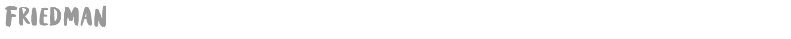 Friedman font preview