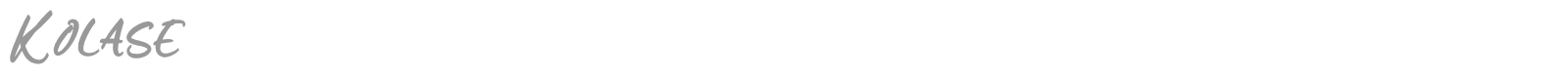 Kolase font preview
