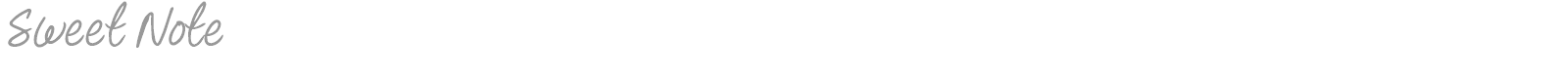 Sweet Note font preview