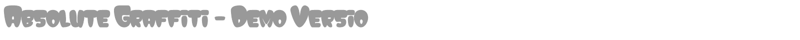 Absolute Graffiti font preview