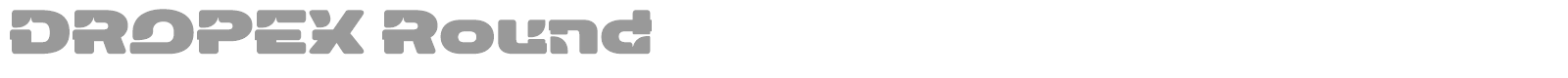 Dropex font preview