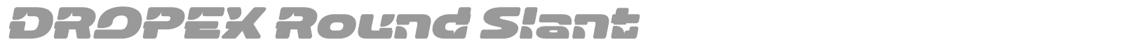 Dropex font preview