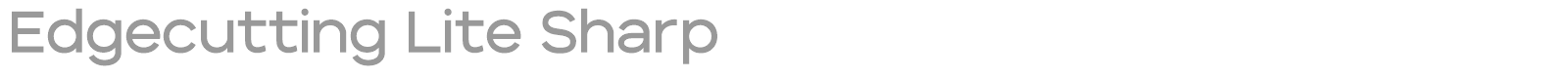 Edgecutting font preview