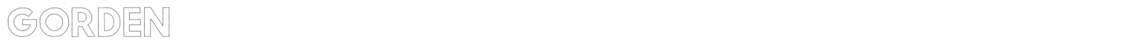 Gorden font preview