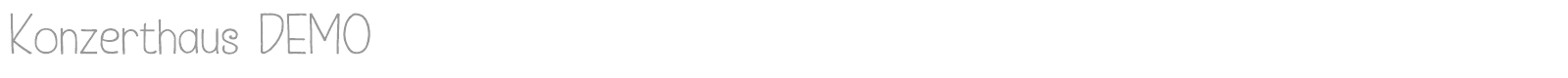 Konzerthaus font preview