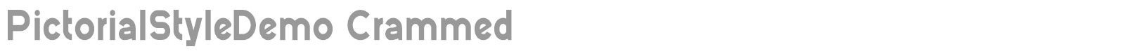 Pictorial Style font preview