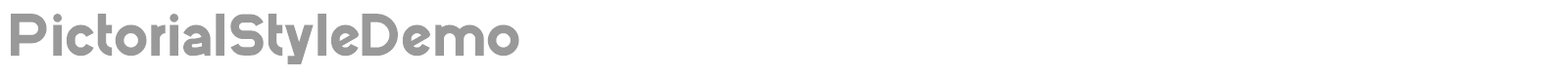 Pictorial Style font preview