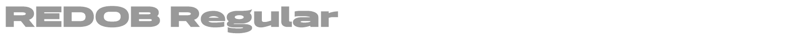 Redob font preview