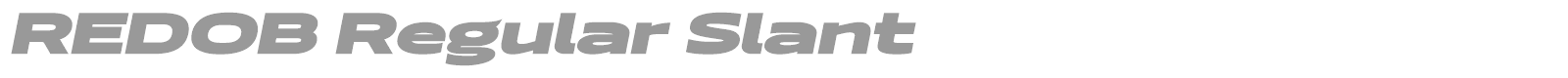 Redob font preview