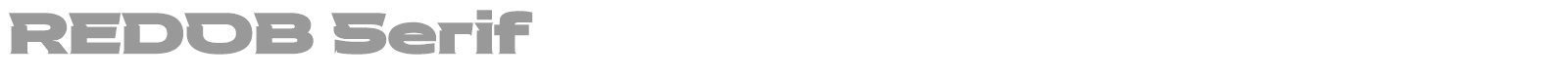 Redob font preview