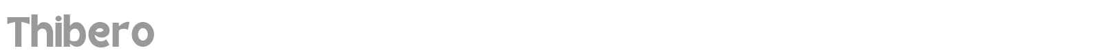 Thibero font preview