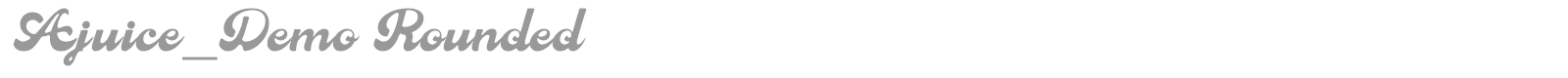 Ajuice font preview