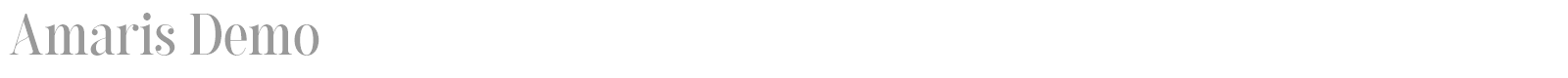 Amaris font preview