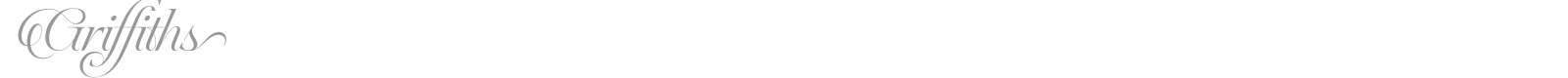 Griffiths font preview