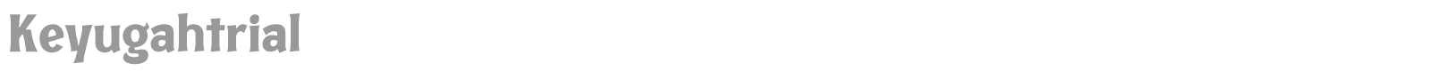 Keyugah font preview