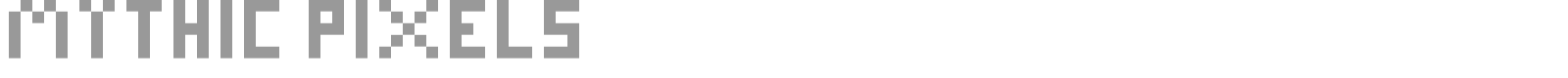 Mythic Pixels font preview