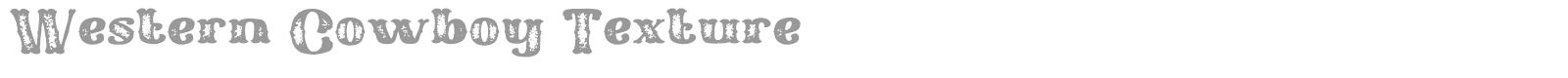 Western Cowboy font preview