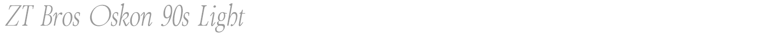 ZT Bros Oskon 90s font preview