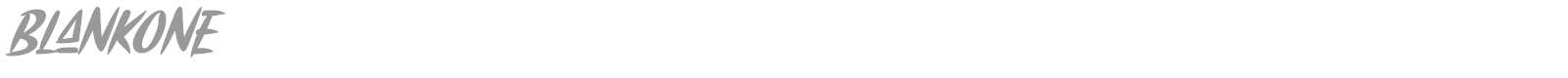 Blankone font preview