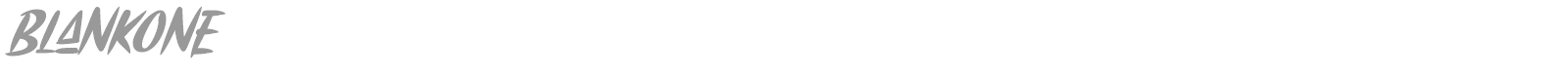 Blankone font preview