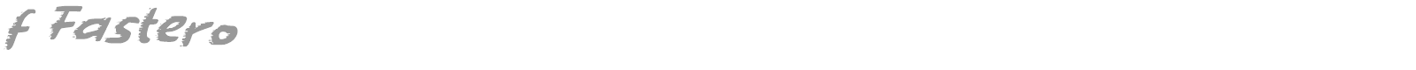 f Fastero font preview