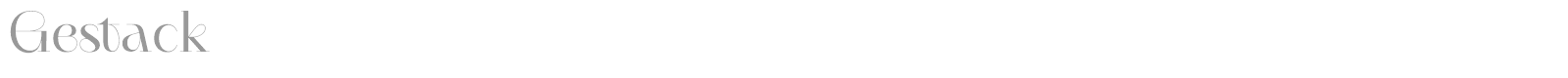 Gestack font preview