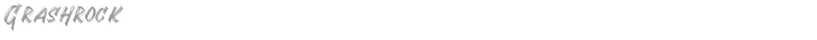 Grashrock font preview