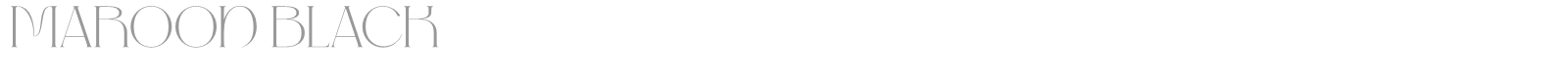 Maroon Black font preview
