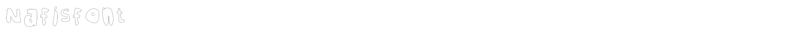Nafis font preview