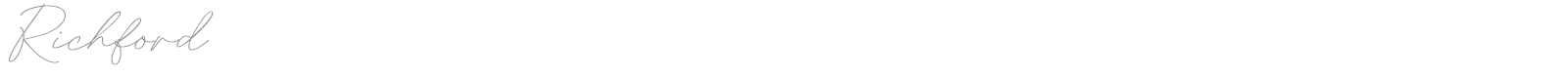 Richford font preview