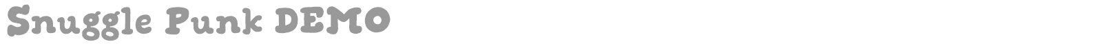 Snuggle Punk font preview