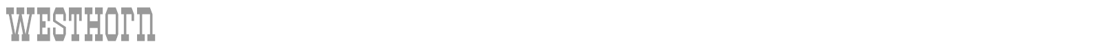 Westhorn font preview