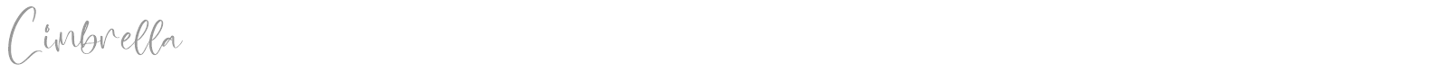 Cimbrella font preview