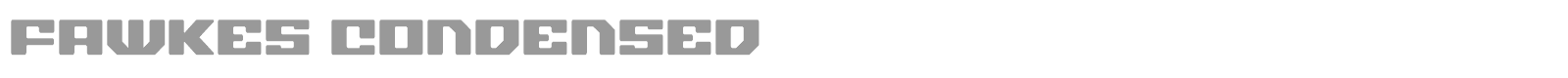 Fawkes font preview