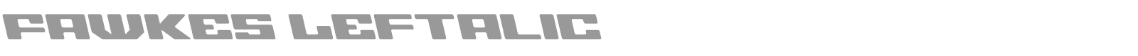 Fawkes font preview