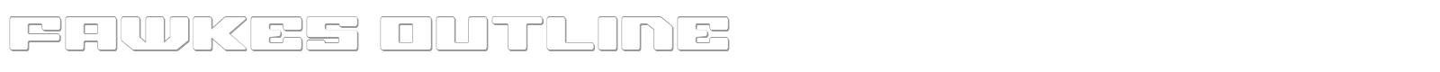 Fawkes font preview