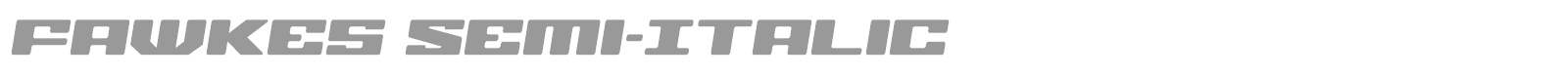 Fawkes font preview