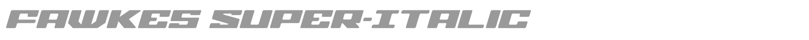 Fawkes font preview