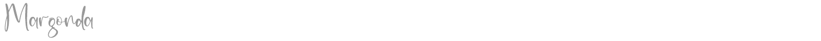 Margonda font preview