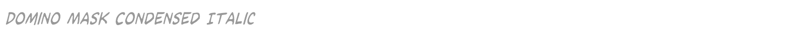 Domino Mask font preview