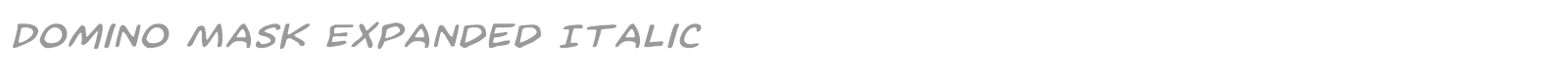 Domino Mask font preview