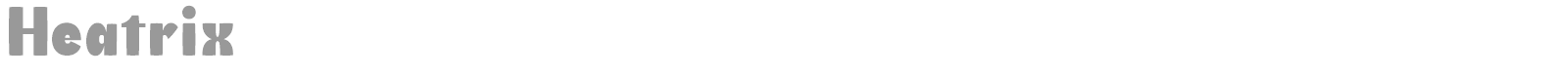 Heatrix font preview